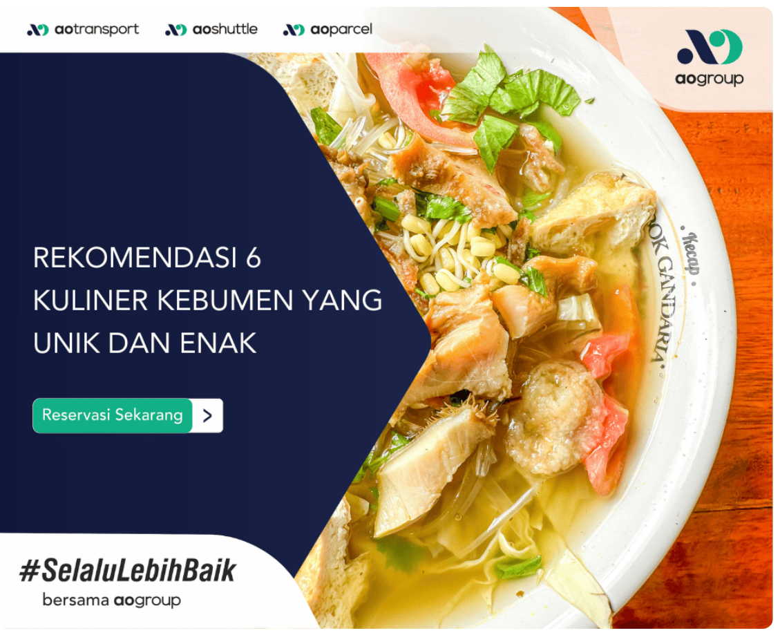 Kuliner Kebumen yang unik dan enak
